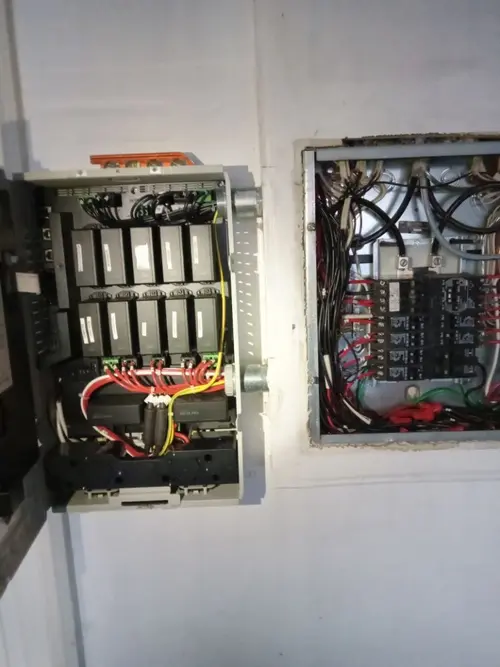Electrical panel upgrade completed for Indoor Lighting Installation in Russellville